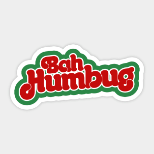 Bah Humbug Sticker